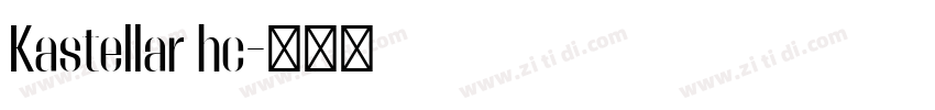 Kastellar hc字体转换